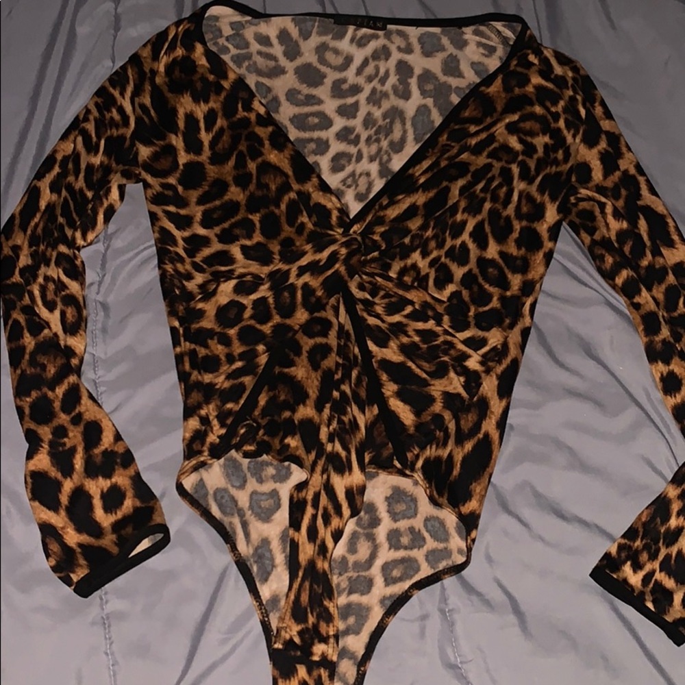 Cheetah animal print bodysuit